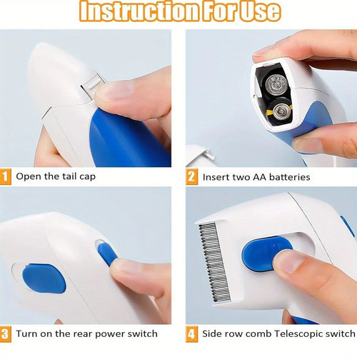 1pcs Cat & Dog Flea Comb