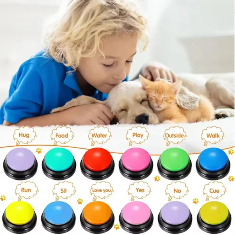 Pet Speaking Buttons Portable Cute Pet Supplies