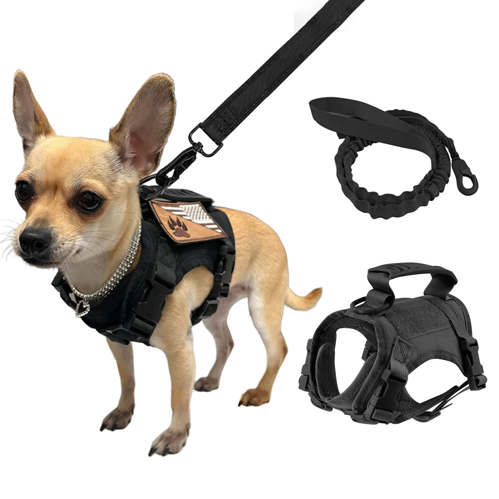 Tactical Puppy Harness Leash Set