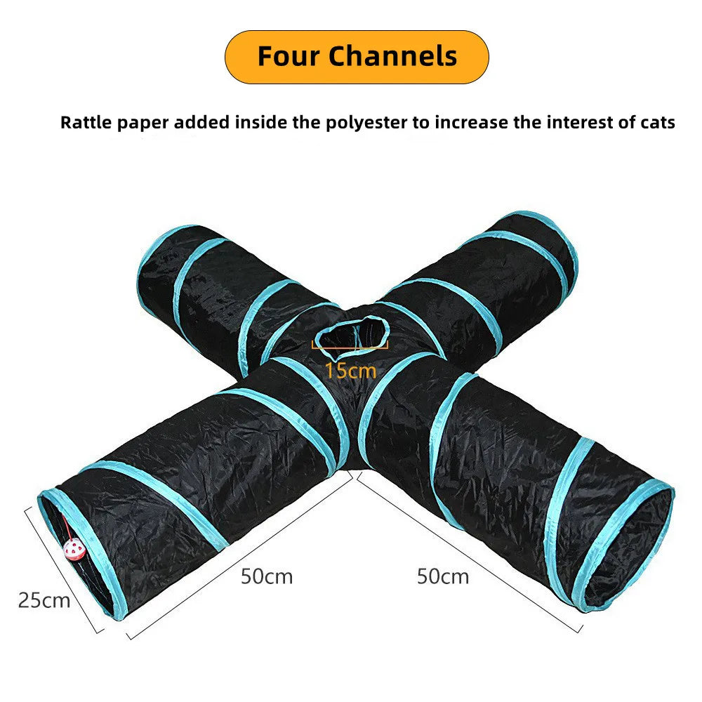 Foldable Cat Tunnel Cat Toy