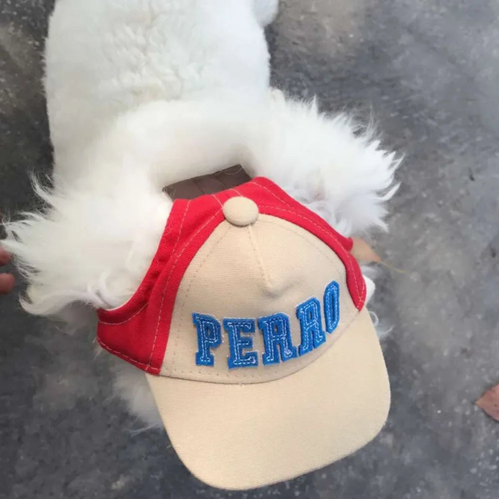 Baseball Small Puppy Sport Letter Cap for Dogs