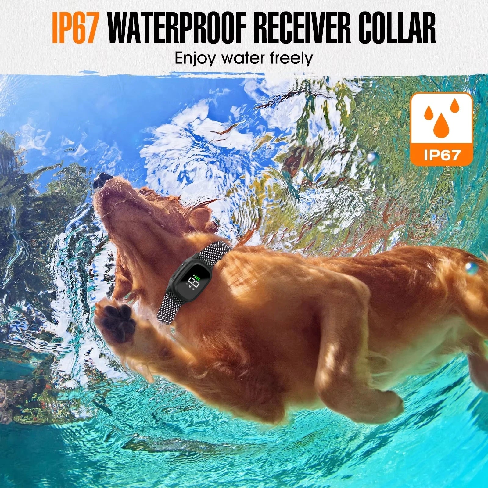 Waterproof Dog Rechargeable Anti-Bark Collar