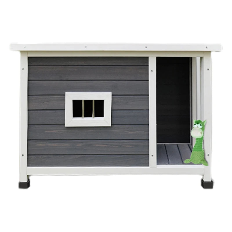 Outdoor Wooden Puppy Kennel