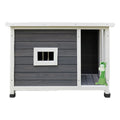 Outdoor Wooden Puppy Kennel