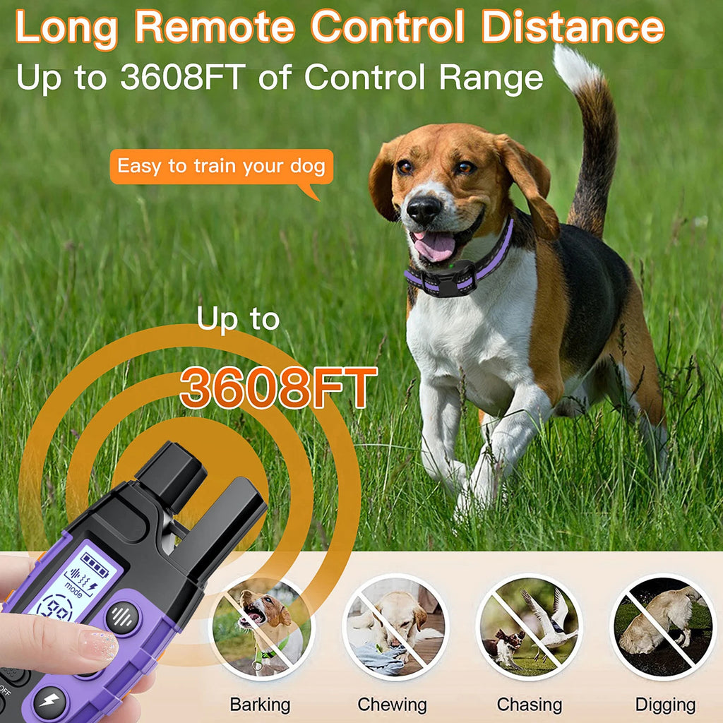 3300Ft Electric Dog Training Collar Remote Control