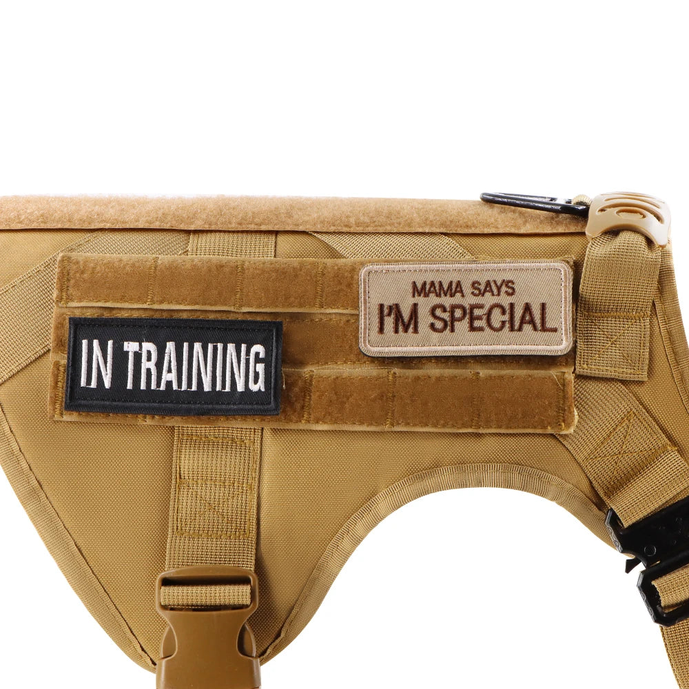 12 Pieces Tactical Patch Bundle For Dog Vest Harness