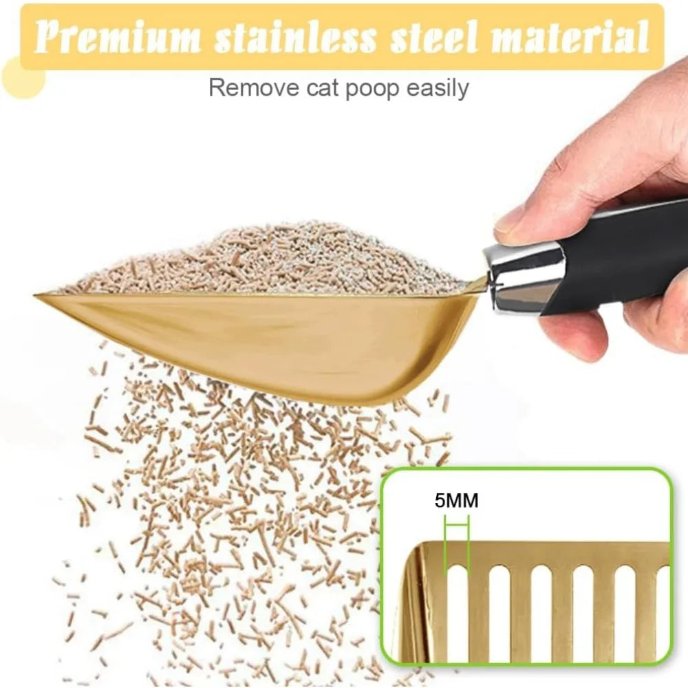Stainless Steel Cat Litter Scoop