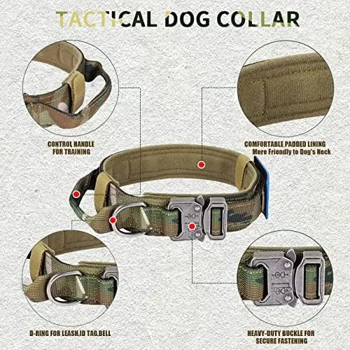 Tactical Dog Collar Set