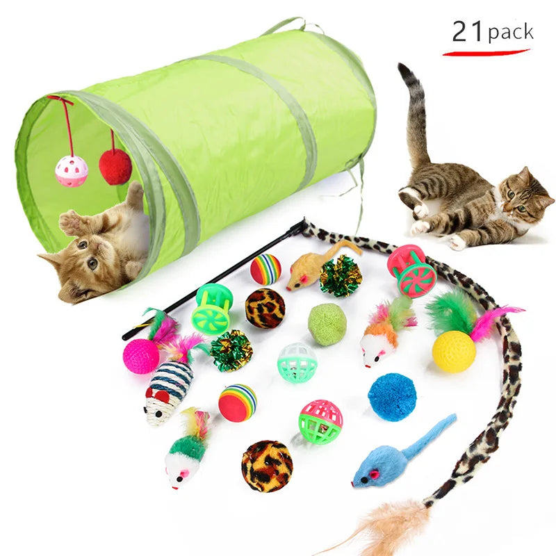 Kitten Toys Variety Pack-Pet Cat Toys Combination Set