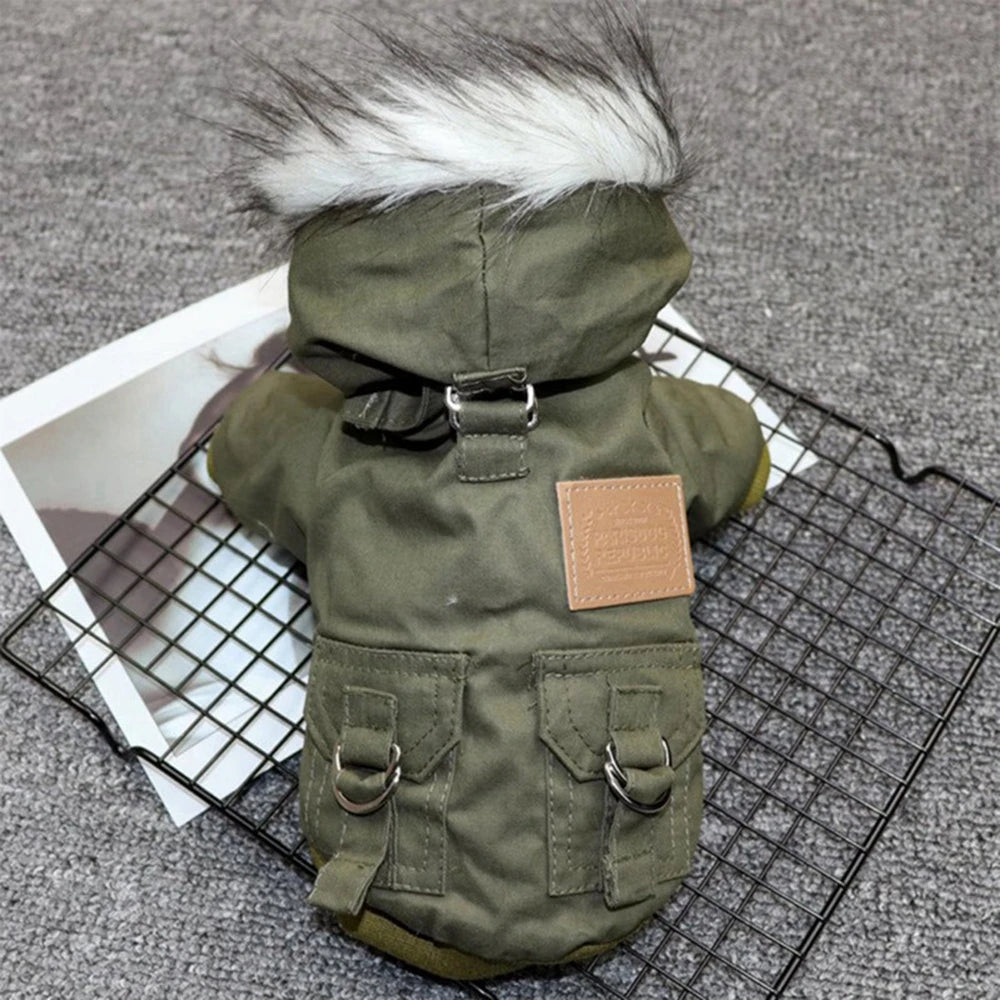 Pet Dog Jacket With Harness