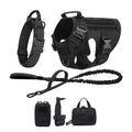 Tactical Dog Harness Collar Leash Pouches