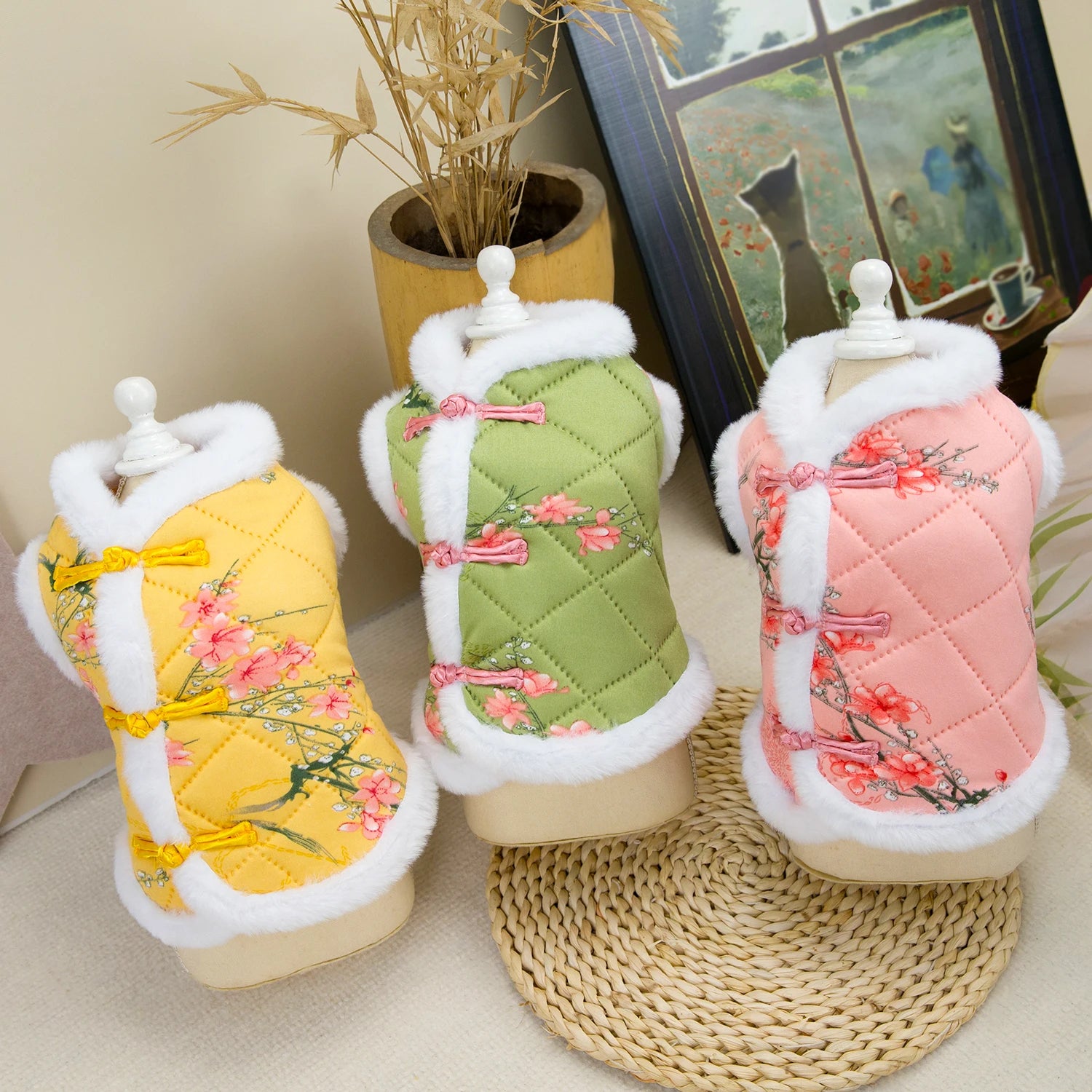 New Year Chinese Style Pet Dog Tang Suit