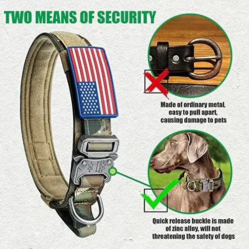 Tactical Dog Collar Set