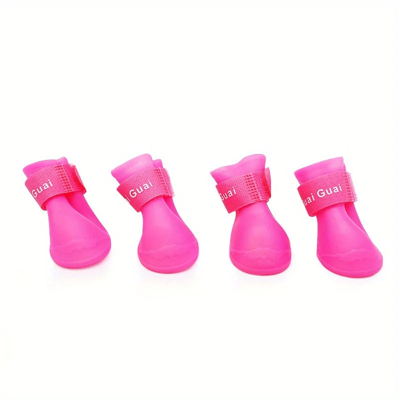 Cute Pet Dog Shoes Rainproof Puppy Boots