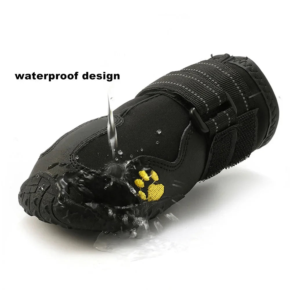 Waterproof Dog Anti-Slip Rubber Dog Booties
