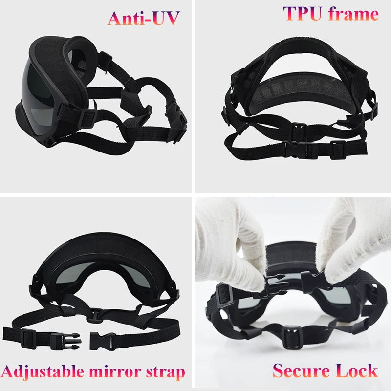 Dog Goggles Anti-UV Sun Glasses Eyewear Protection