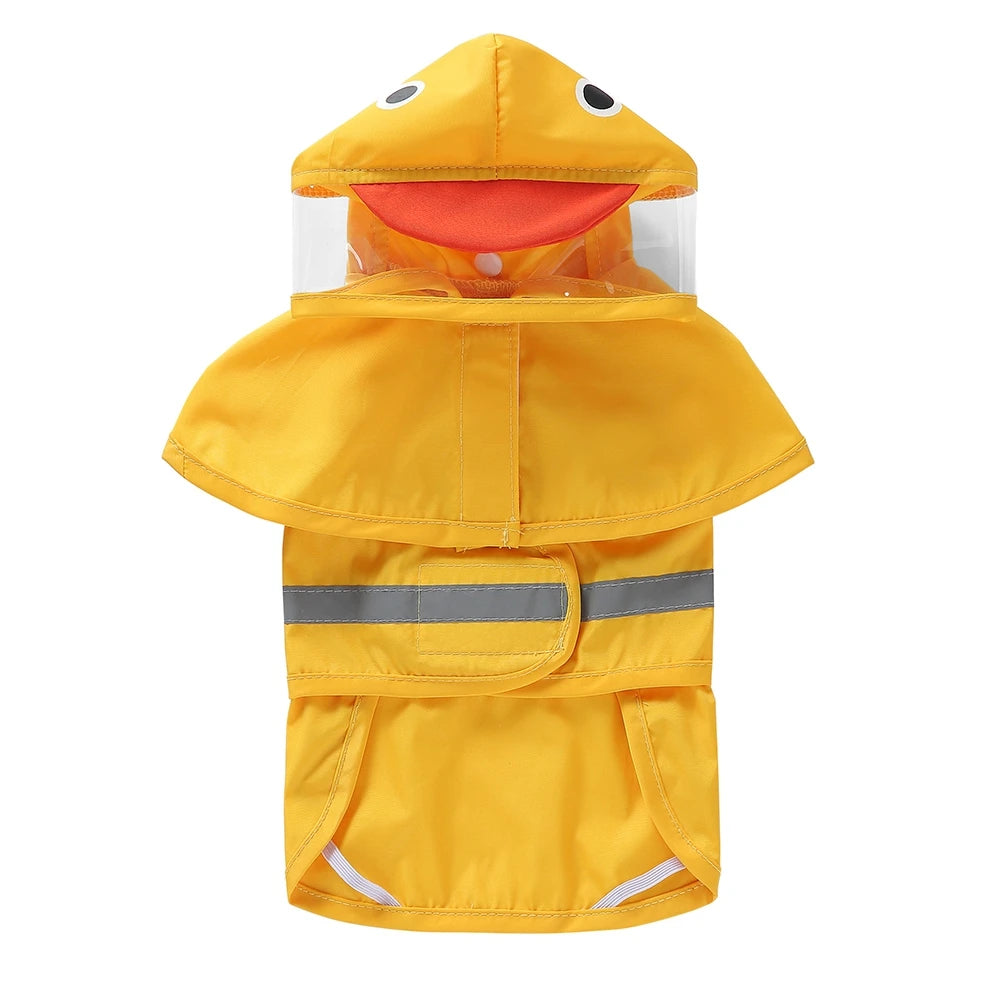 Cute Animal Raincoat Pet Hooded