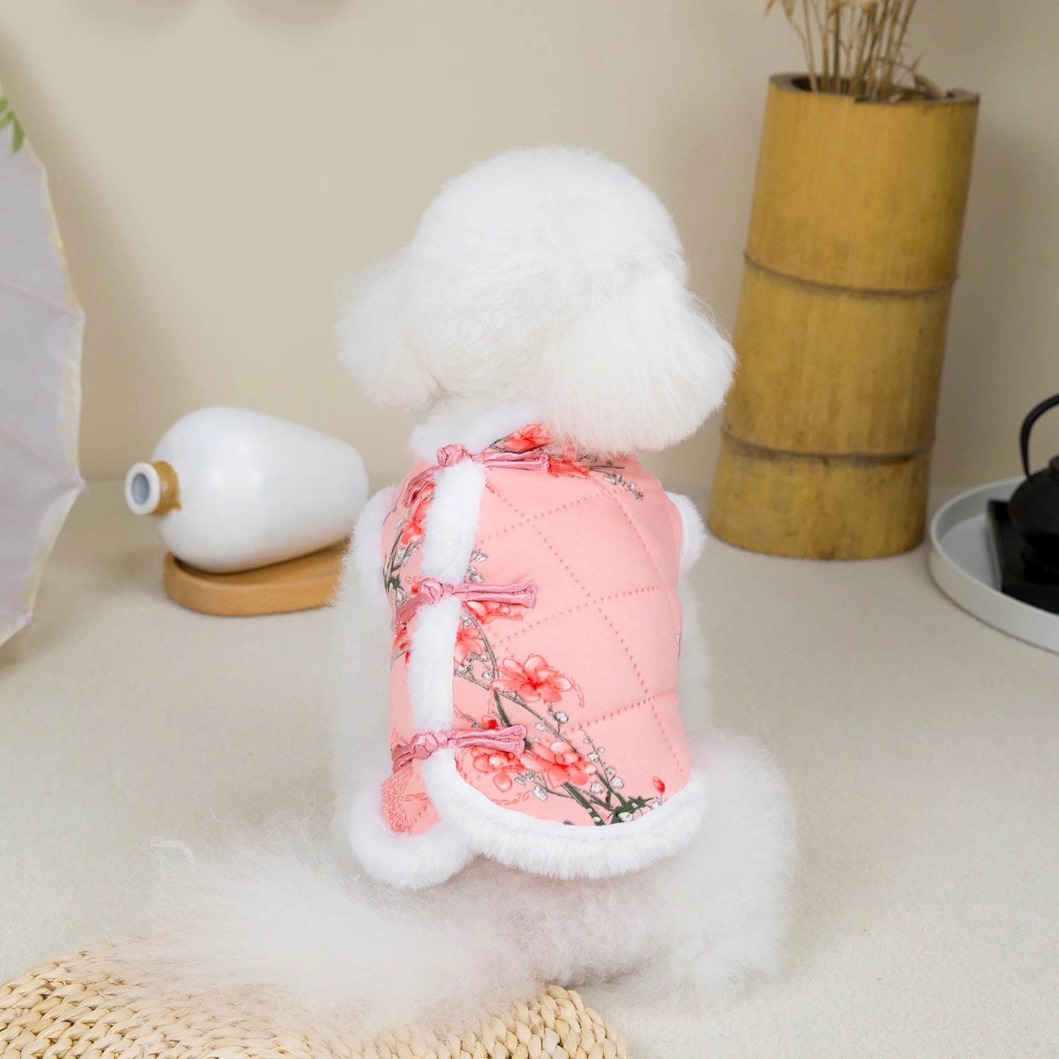 New Year Chinese Style Pet Dog Tang Suit