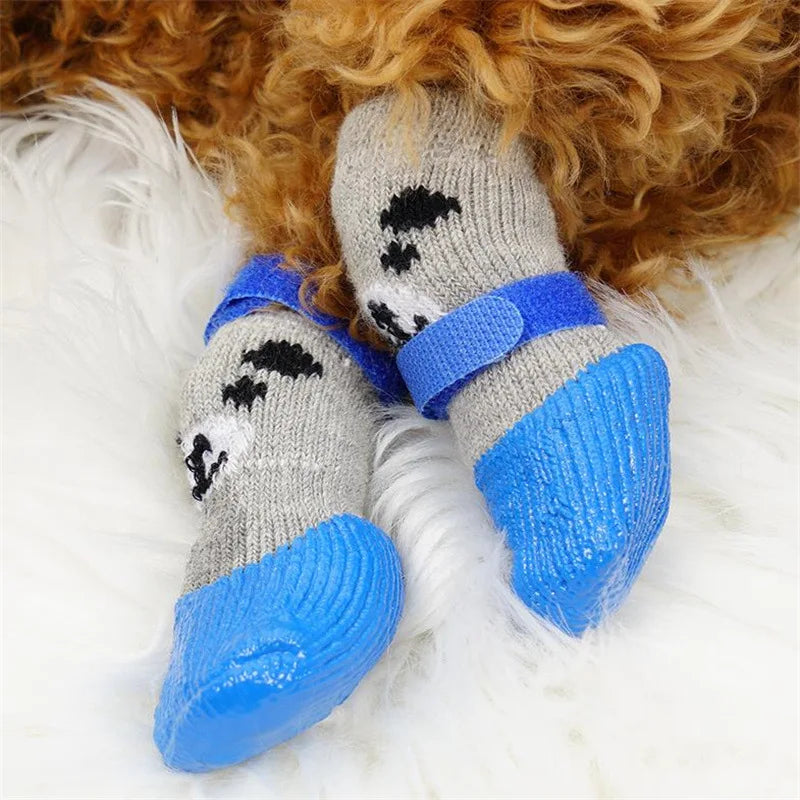 Pet Waterproof Socks Dog Silicone Rain Shoes