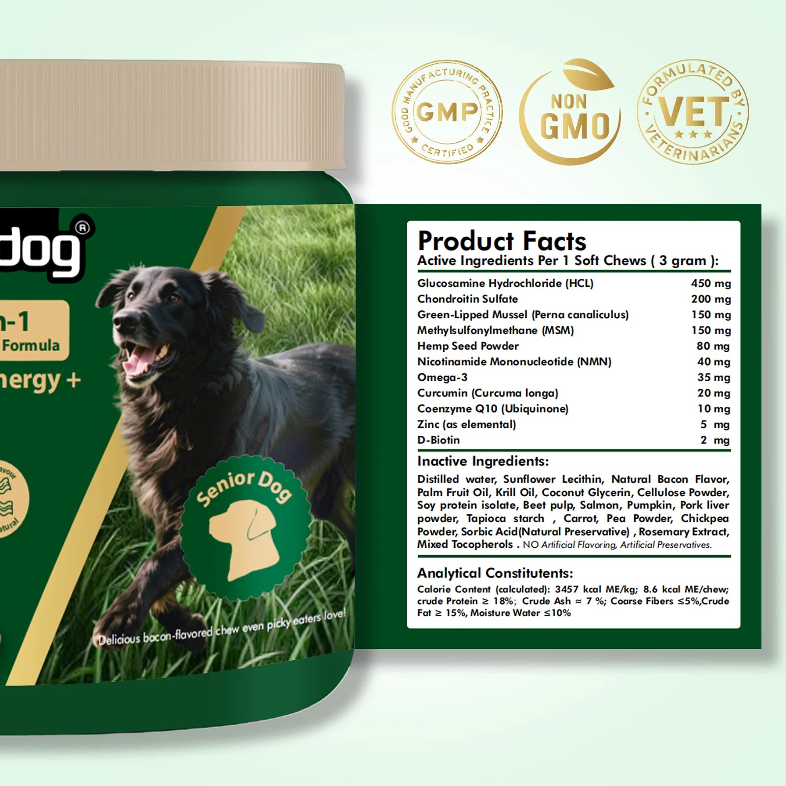 NUTRIDOG Senior Dog Vitamins Chews