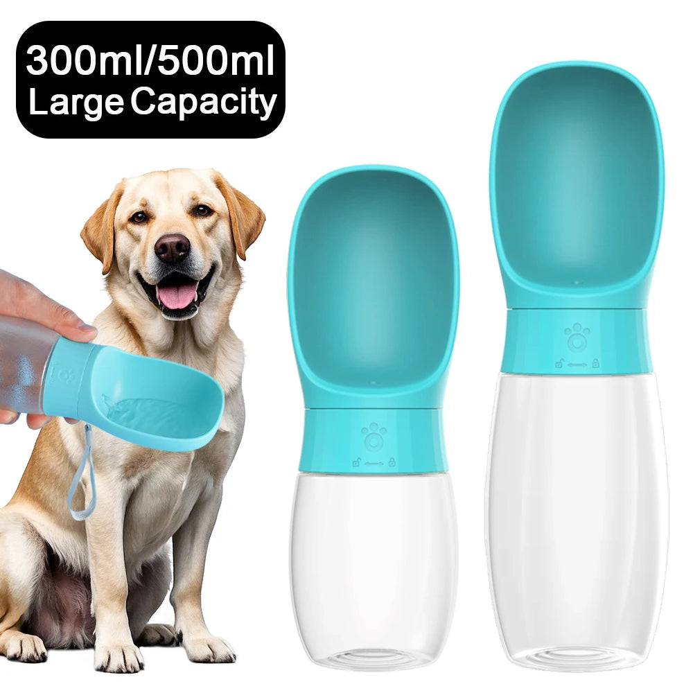 Big Dog Water Bottle Portable Drinking Bowl