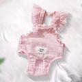 Suspender-Style Dog Sanitary Pants for Small & Medium Girl Dogs