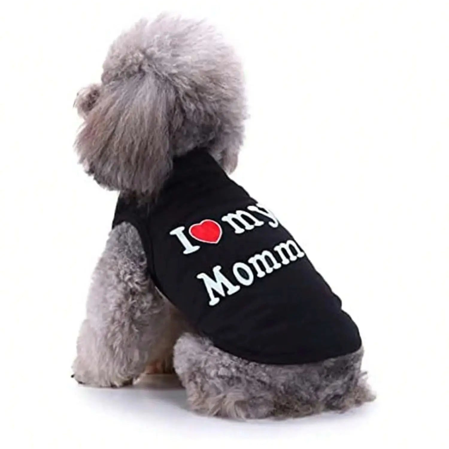 Pet Dog Vest T-Shirt I Love My Daddy Mommy Vest