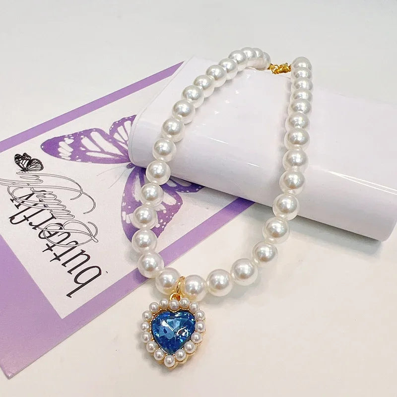Princess Pearl Pet Collar for Cats