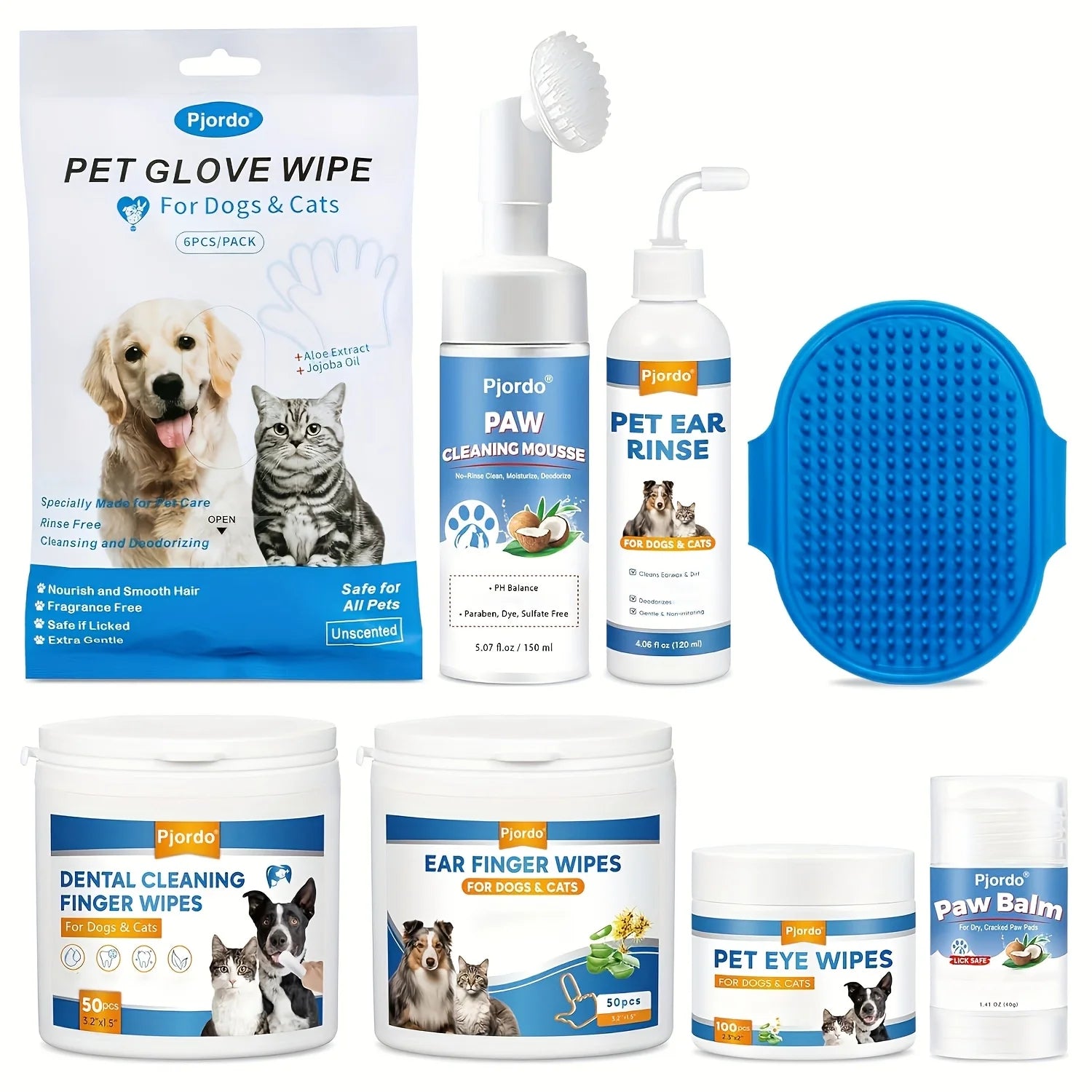Dog Wipes Cleaning Deodorizing, Dog Grooming Wipes