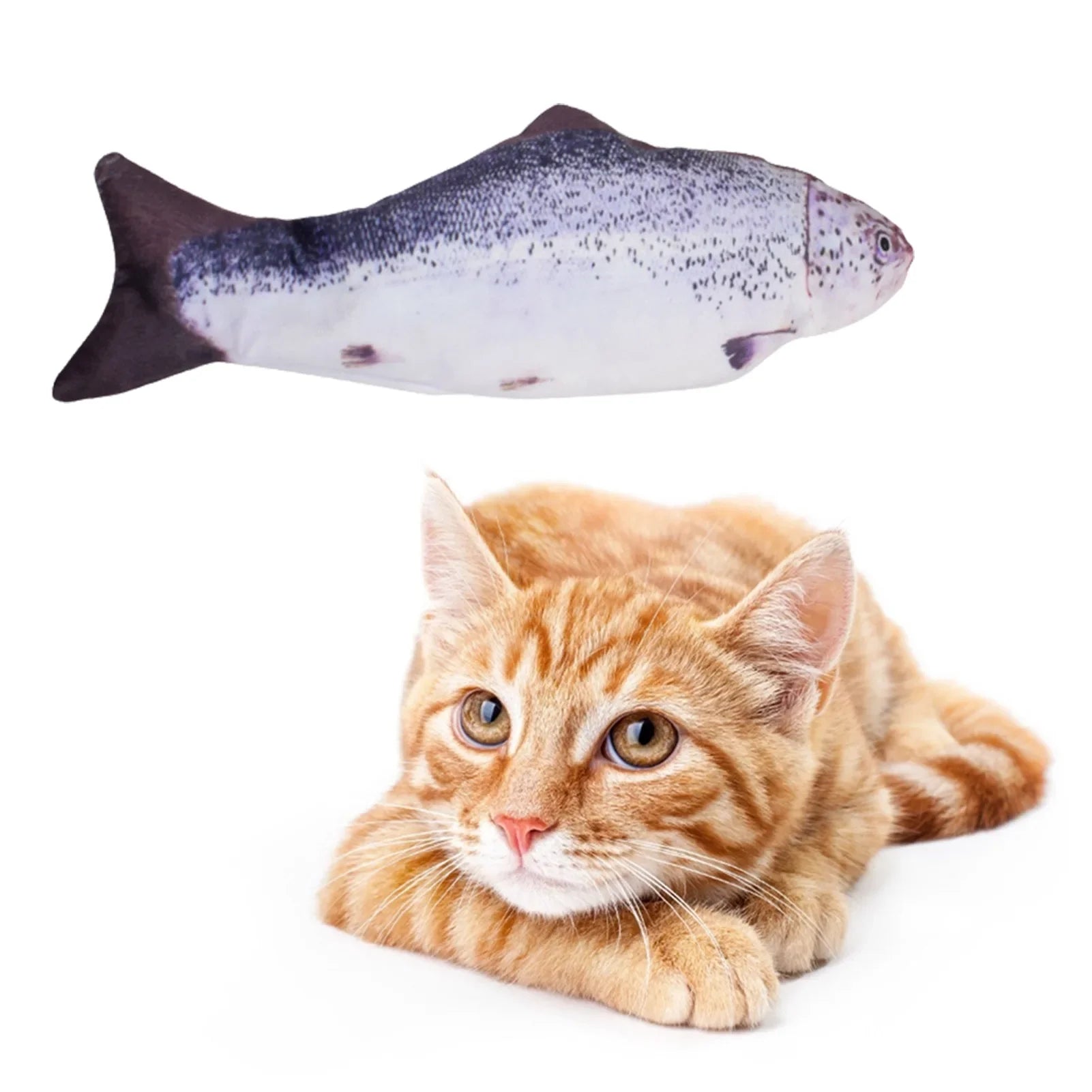 Electric Floppy Fish Cat Dog Toy