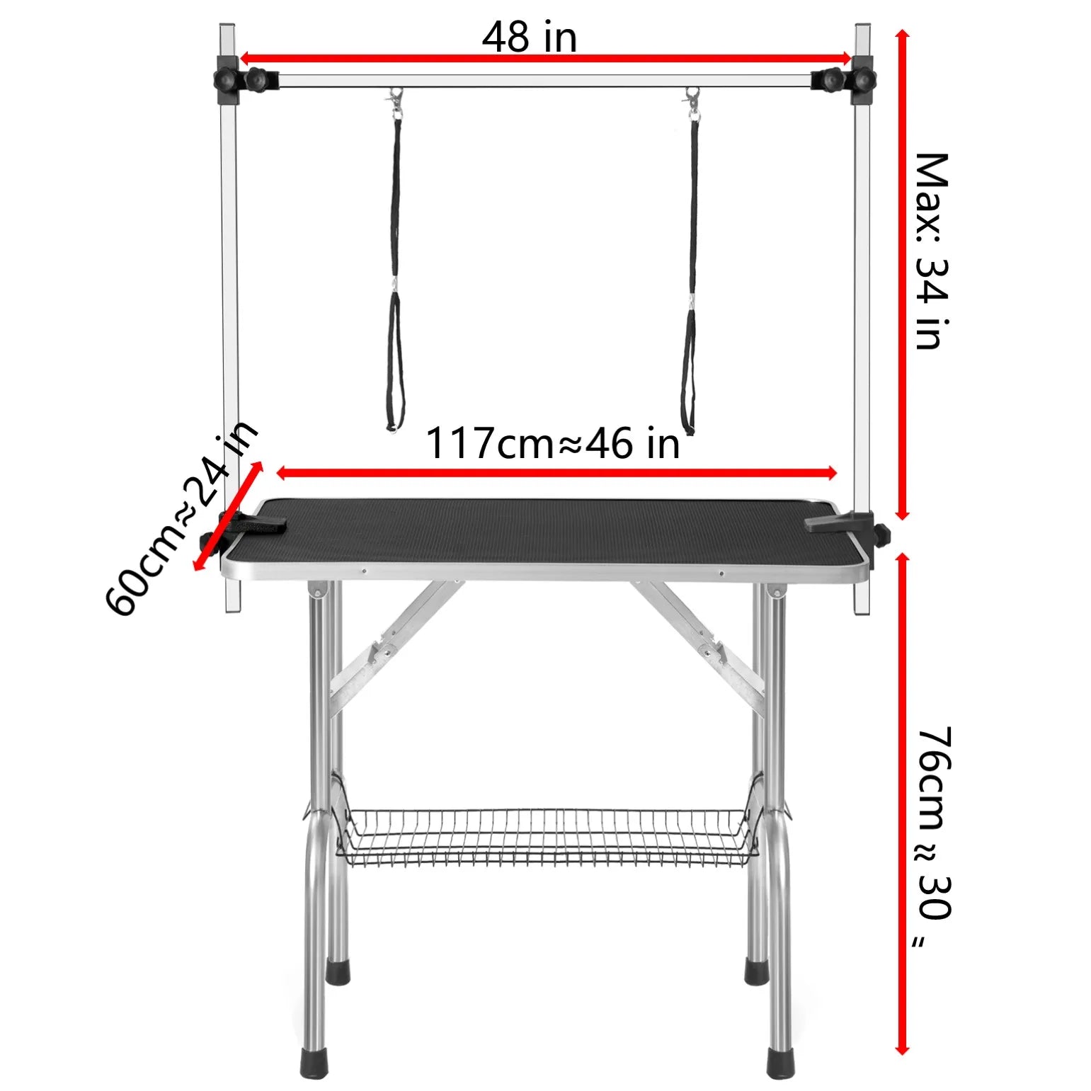 46in Professional Dog Pet Grooming Table