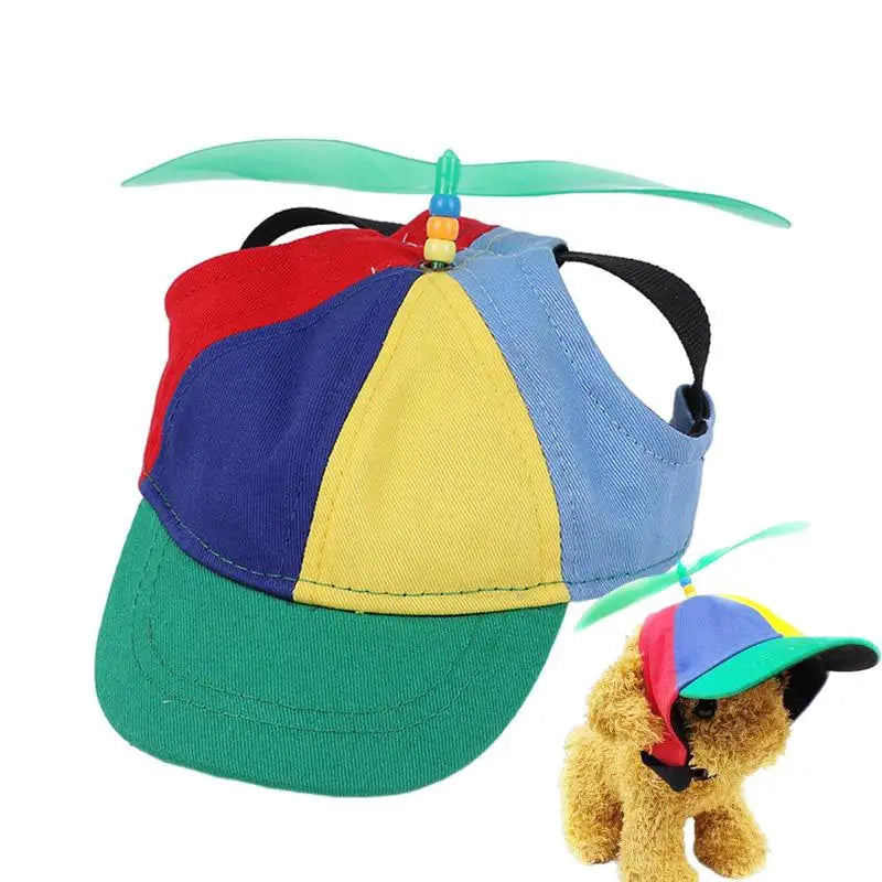 Colorful Pet Propeller Hat With Ear Holes