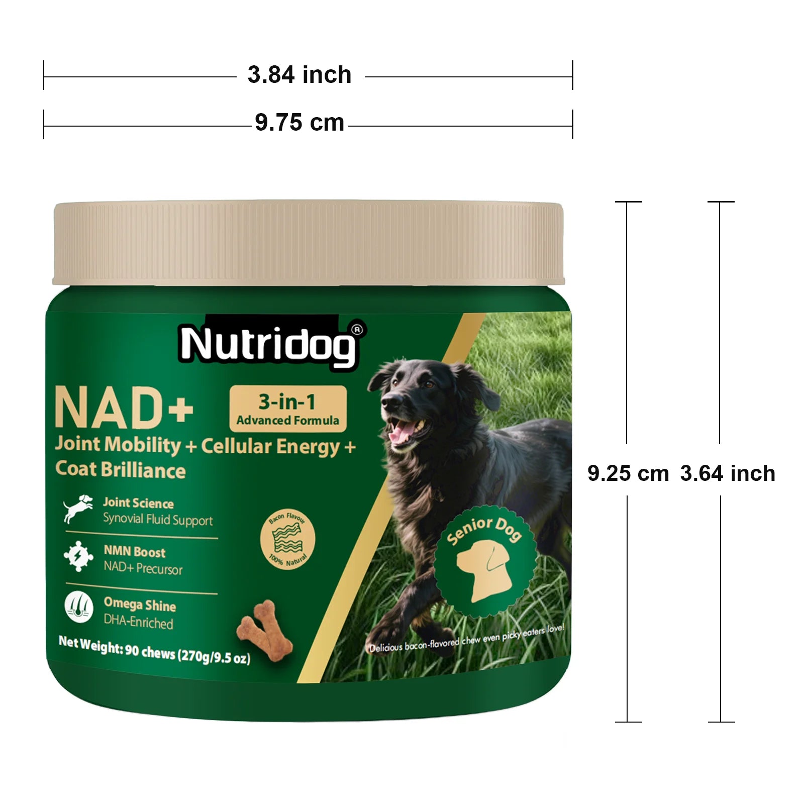 NUTRIDOG Senior Dog Vitamins Chews