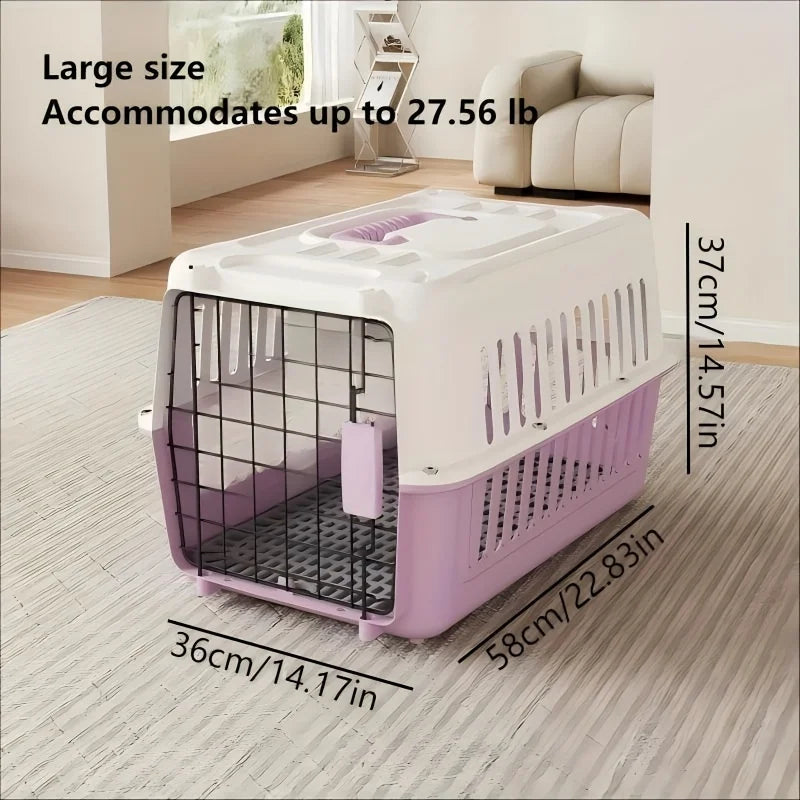 Airline- Portable Pet Carrier for Cats & Small Dogs