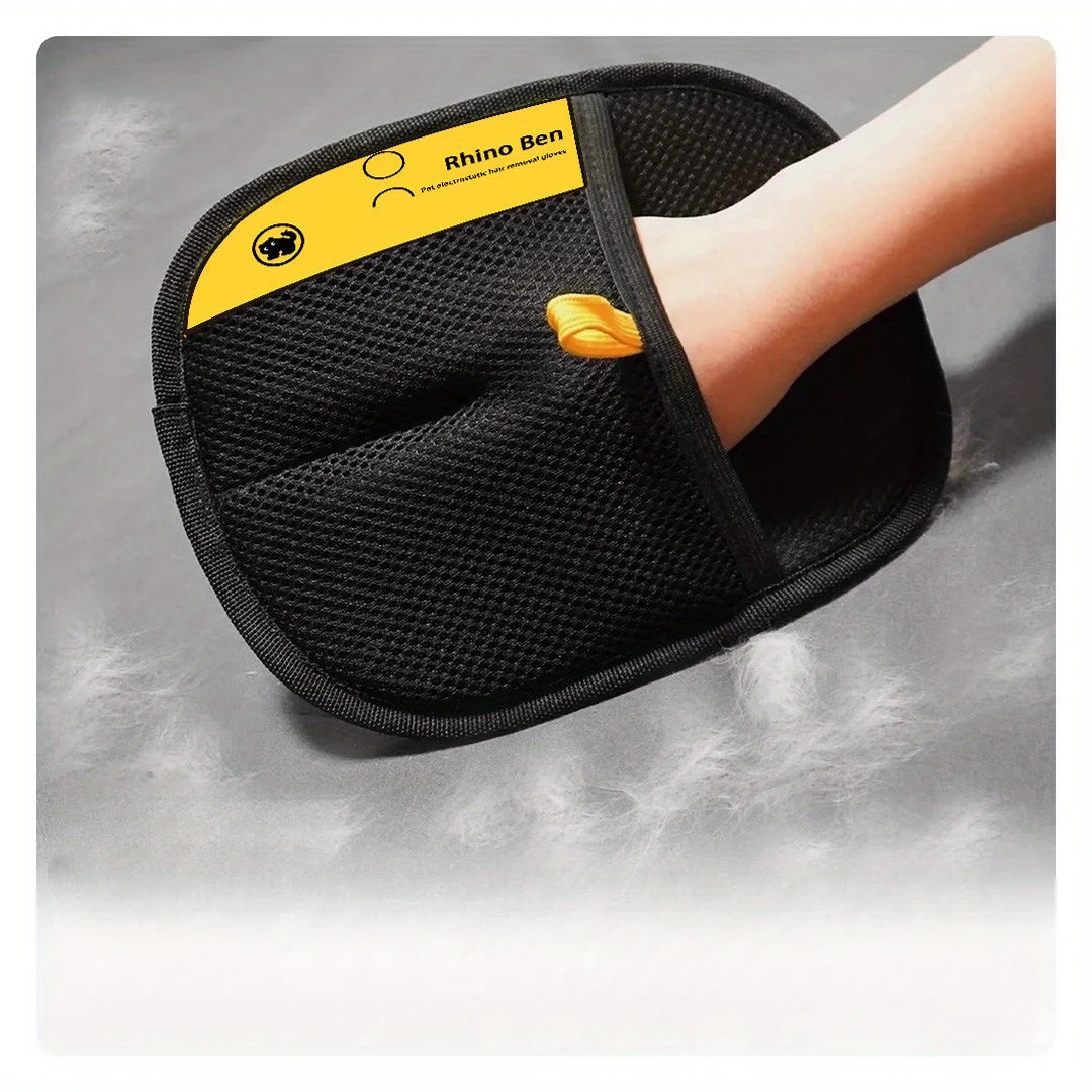 2-Piece Pet Hair Removal Gloves