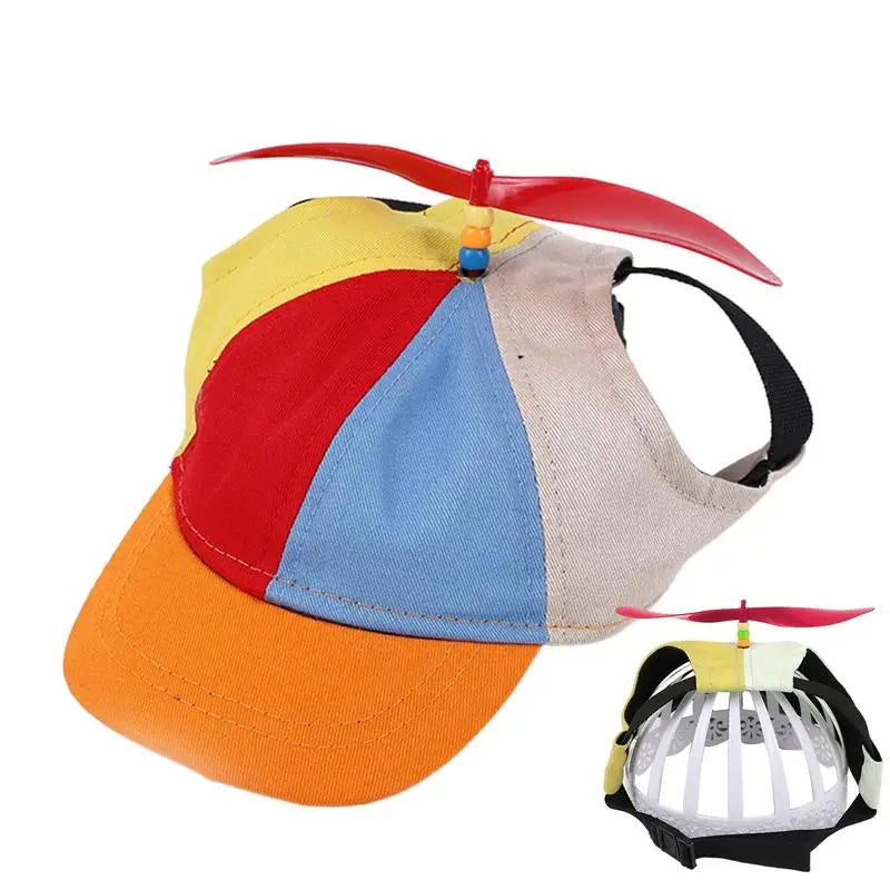 Colorful Pet Propeller Hat With Ear Holes