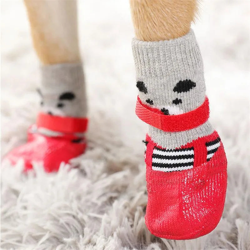 Pet Waterproof Socks Dog Silicone Rain Shoes