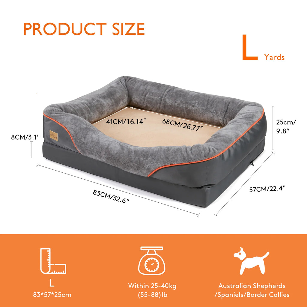 Large Dog Bed Soft Comfortable Anti Allergy